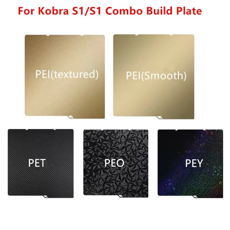 PEI-PEO двухсторонняя платформа для печати на Anycubic-Kobra-S1 PEI-PEO двухсторонняя платформа для печати на Anycubic-Kobra-S1
