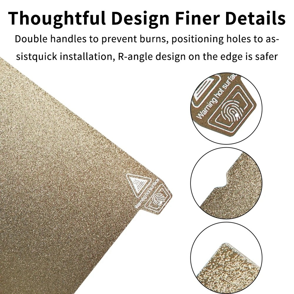 PEI-PEI-двухсторонняя гибкая платформа для Creality-K1-Max 310-315-мм PEI-PEI-двухсторонняя гибкая платформа для Creality-K1-Max 310-315-мм