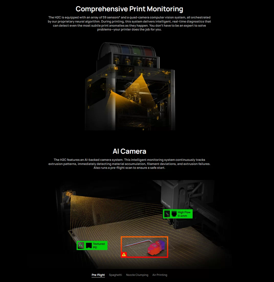 Bambu Lab H2C Laser Full Combo 9