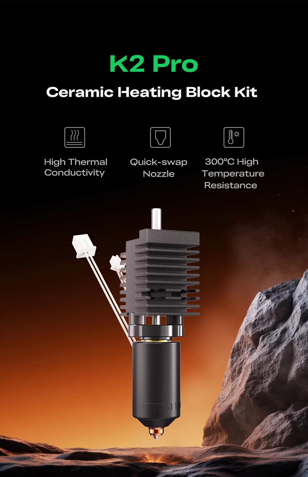 K2 Pro Ceramic Heating Block Kit 6 K2 Pro Ceramic Heating Block Kit 6
