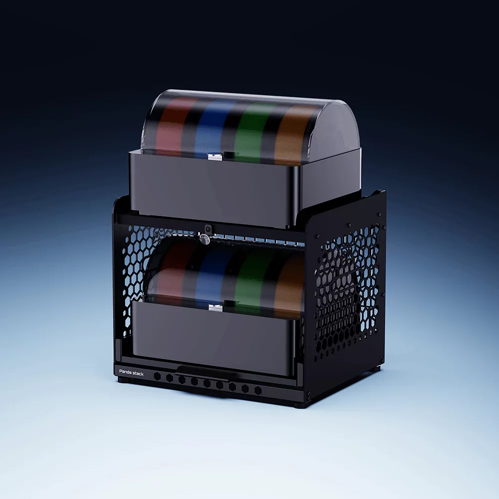 BIQU Panda Stack Aluminum Alloy Multi-Layer Rack with Dual AMS and ViViD Setup for Bambu Lab A1A1 mini 4 BIQU Panda Stack Aluminum Alloy Multi-Layer Rack with Dual AMS and ViViD Setup for Bambu Lab A1A1 mini 4