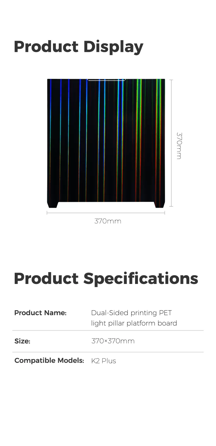 Dual-Sided printing PET Light Pilla Plateform Board 11