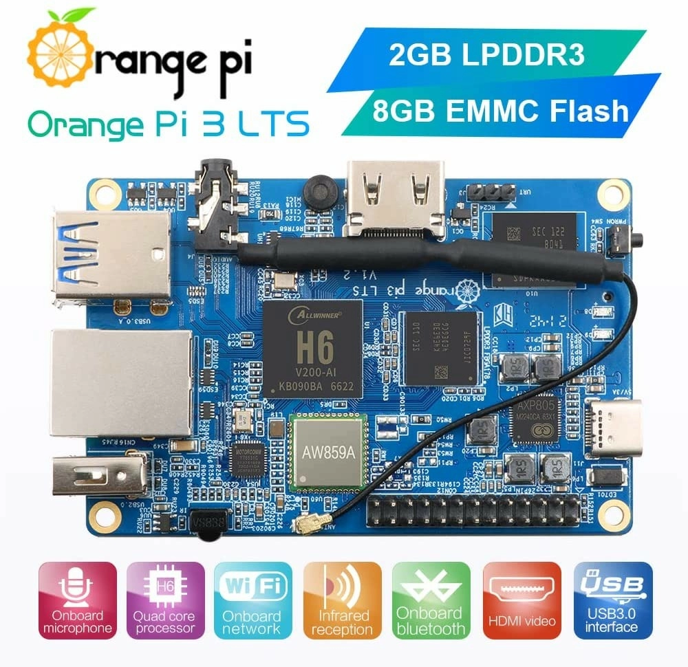 Orange Pi 3 LTS 2 GB Orange Pi 3 LTS 2 GB