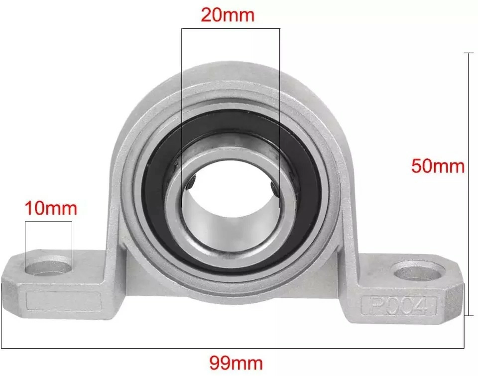 Стационарный подшипниковый узел KP004 (20 мм)-2 Стационарный подшипниковый узел KP004 (20 мм)-2