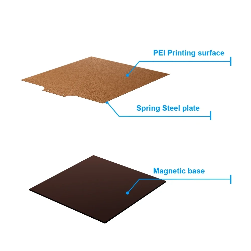 Оригинальное двухсторонее PEI покрытие с магнитной наклейкой FlyingBear Reborn2