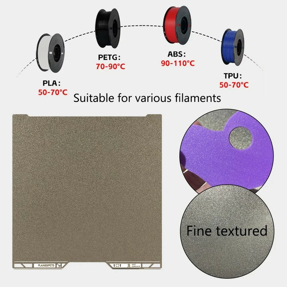 Двухсторонняя PEI-платформа 350-320мм-Textured-2-Bambu Lab H2D