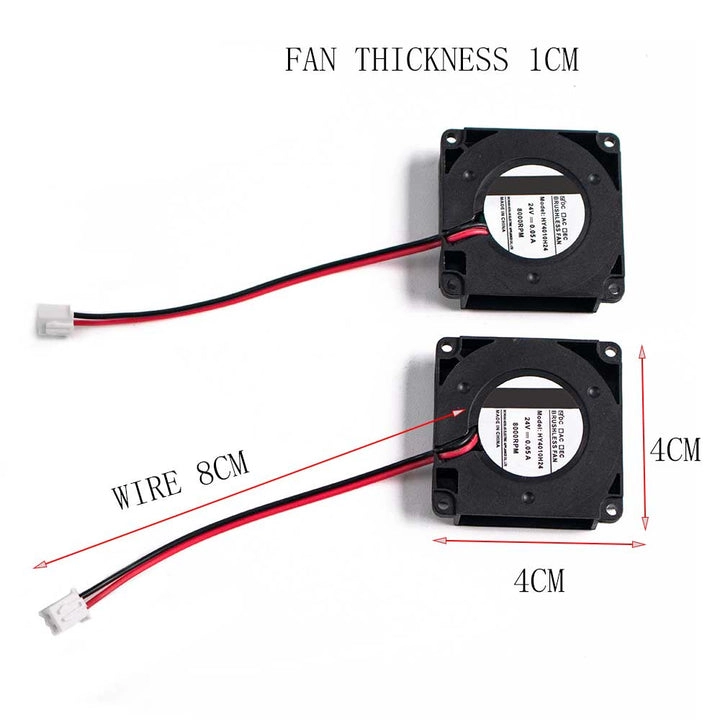 Оригинальный комплект 2х вентиляторов 4010 обдува модели Flying Bear Ghost6 Оригинальный комплект 2х вентиляторов 4010 обдува модели Flying Bear Ghost6