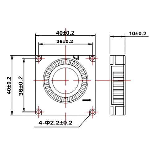 Radial_fan_12V_0_10A_40x40x10mm_podsh_rolling_GDSTIME_4 Radial_fan_12V_0_10A_40x40x10mm_podsh_rolling_GDSTIME_4