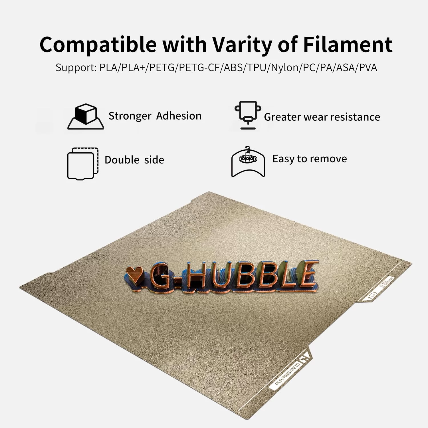PEI Coated PEI Smooth for H2D 3