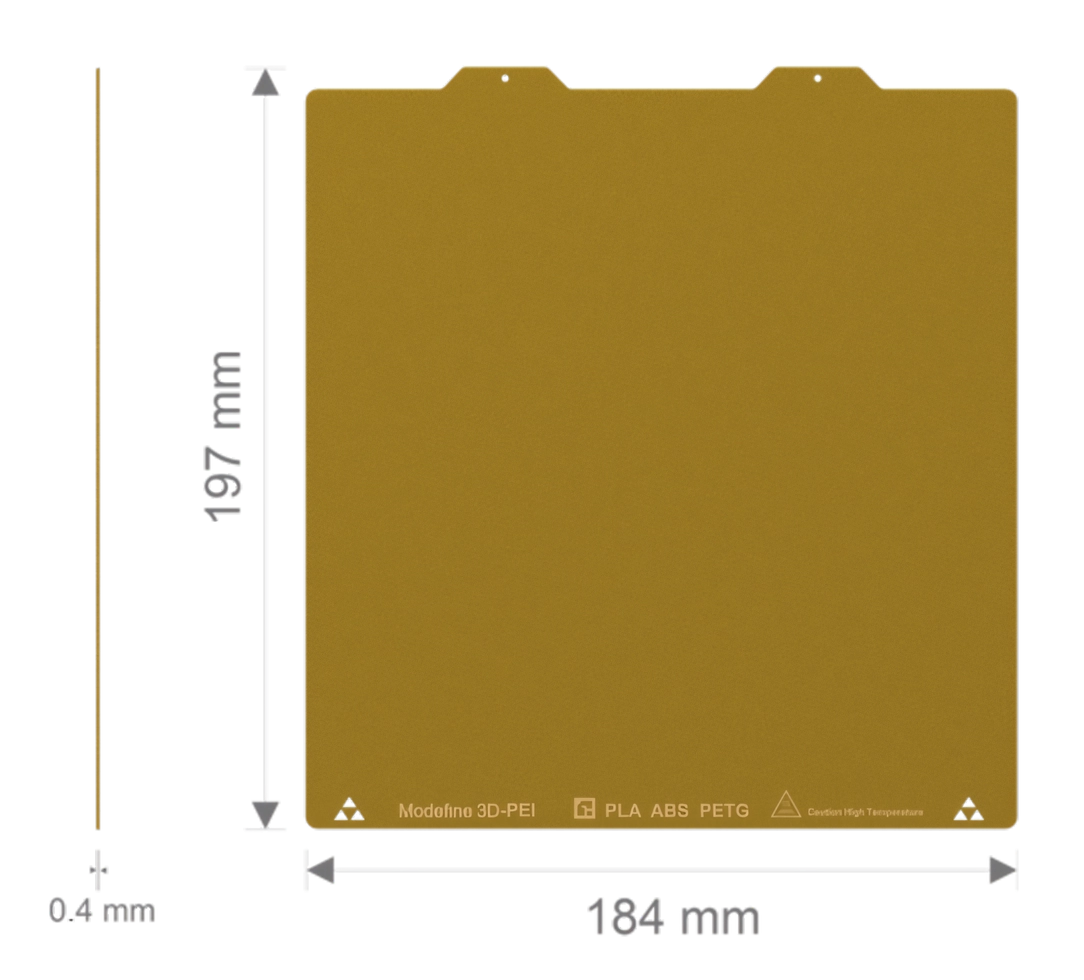 PEI_Modefine3D_Platform_for_Bambu_Lab_A1_X1_P1_3D_Printer_Gold_2 PEI_Modefine3D_Platform_for_Bambu_Lab_A1_X1_P1_3D_Printer_Gold_2