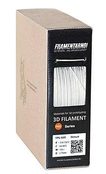 TPU A95 пластик 1,75 FILAMENTARNO белый 0,75 кг