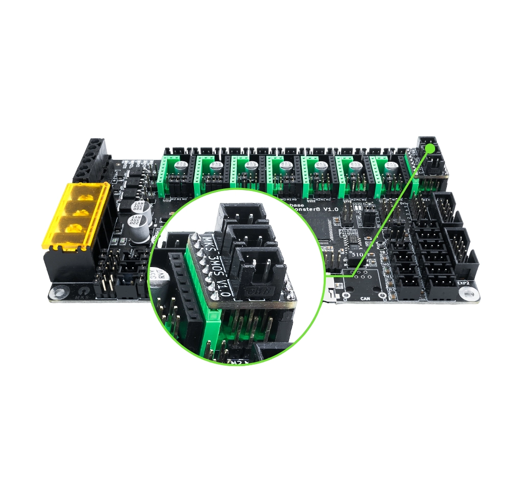 Modul' dlya podklyucheniya ventilyatorov MKS 3MOS 4 Modul' dlya podklyucheniya ventilyatorov MKS 3MOS 4