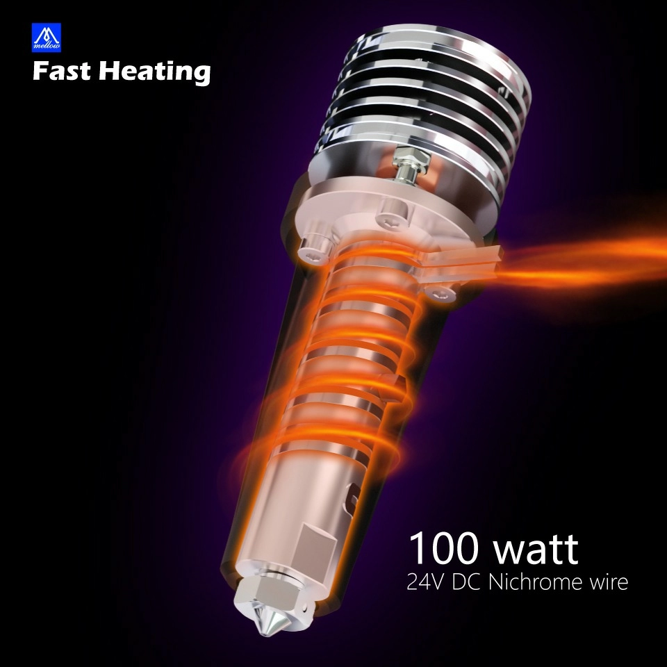 Скоростной металлический хотэнд Goliath-Air Mellow