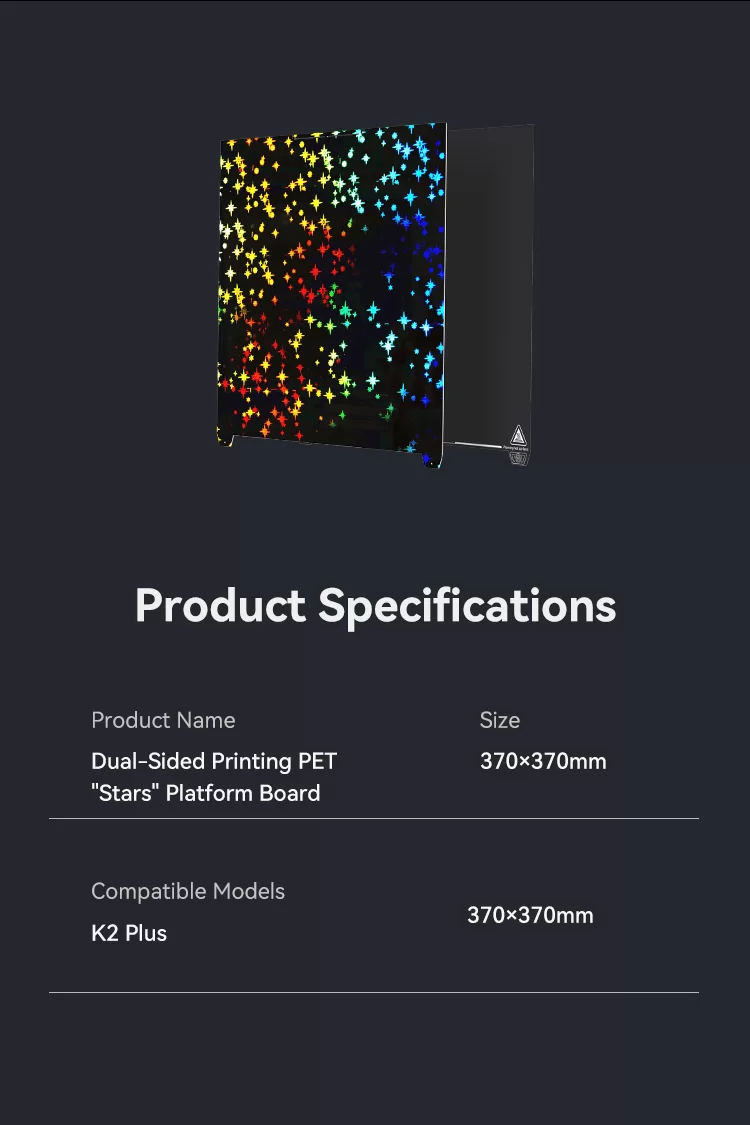 Dual-Sided Printing PET Stars” Platform Board 12