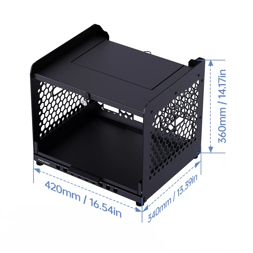 BIQU Panda Stack Aluminum Alloy Multi-Layer Rack with Dual AMS and ViViD Setup for Bambu Lab A1A1 mini 7 BIQU Panda Stack Aluminum Alloy Multi-Layer Rack with Dual AMS and ViViD Setup for Bambu Lab A1A1 mini 7