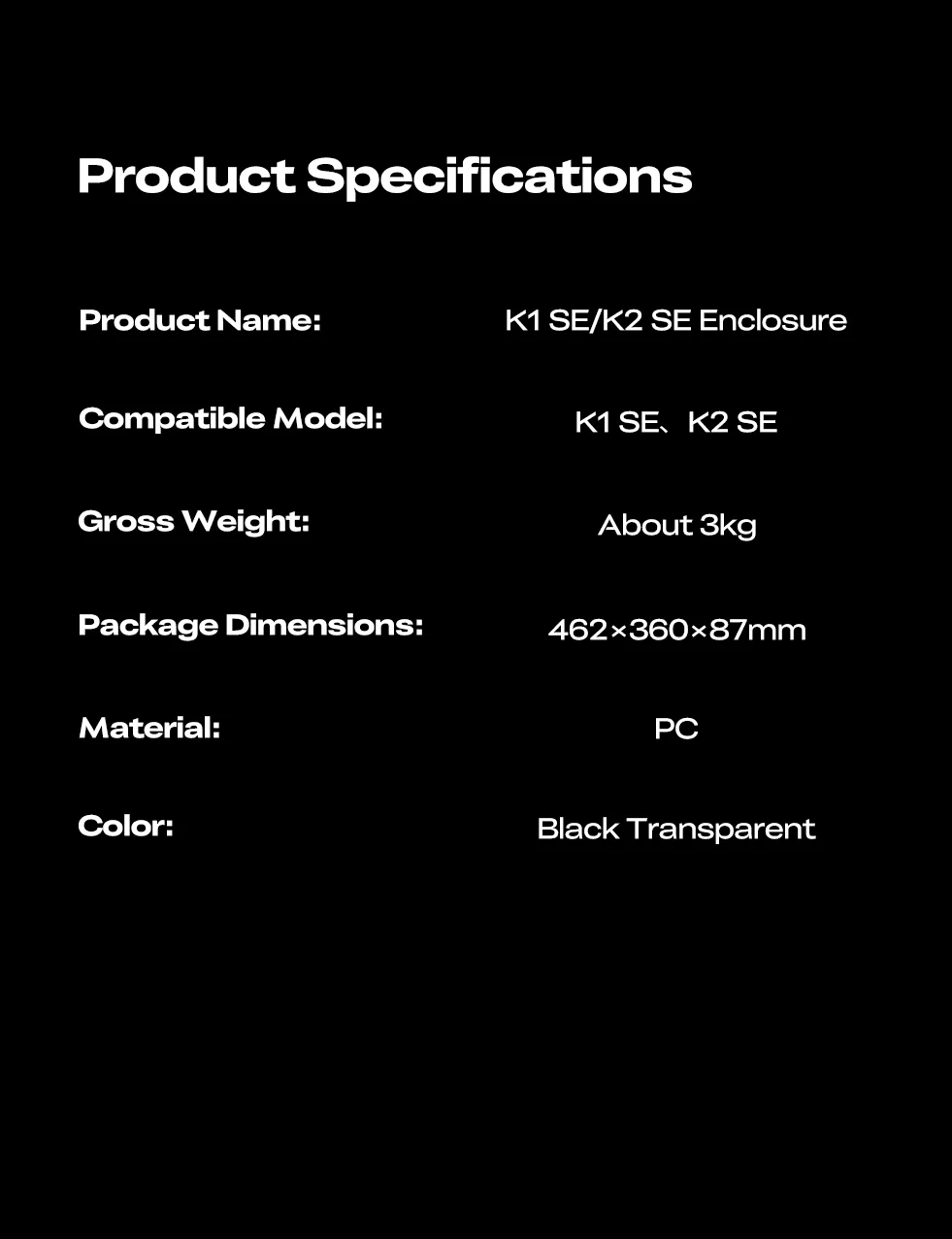 K1 SE K2 SE Enclosure 12