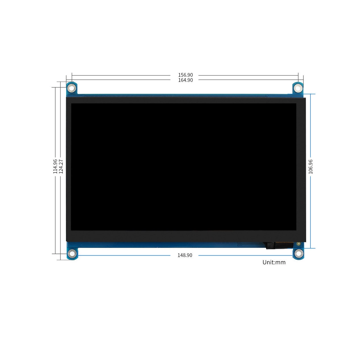 Censornyj emkostnoj IPS LCD (H)-displej Raspberry Pi Waveshare 4 Censornyj emkostnoj IPS LCD (H)-displej Raspberry Pi Waveshare 4