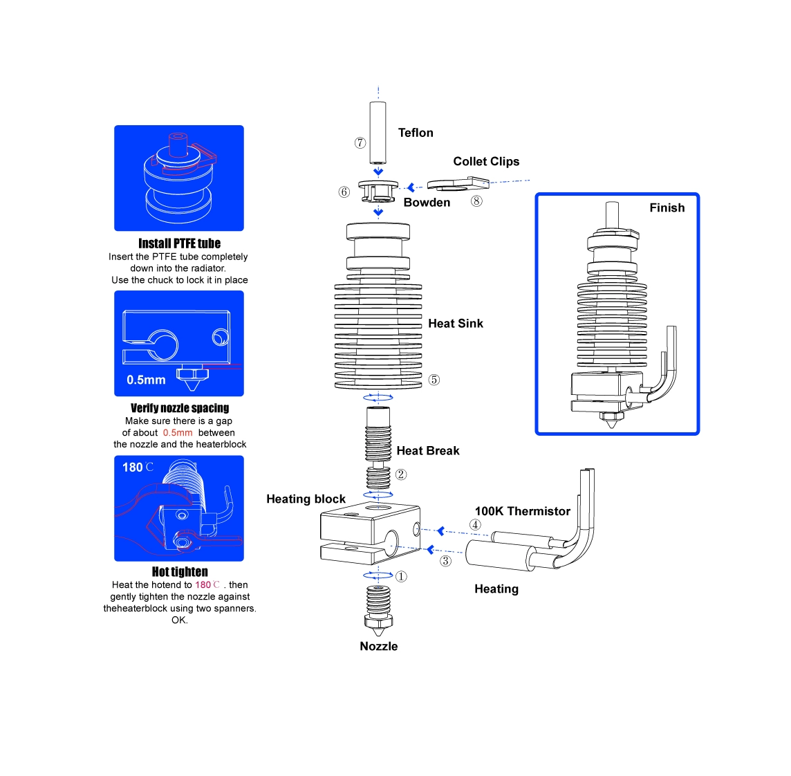 soplo E3D V6 Mellow 6 soplo E3D V6 Mellow 6