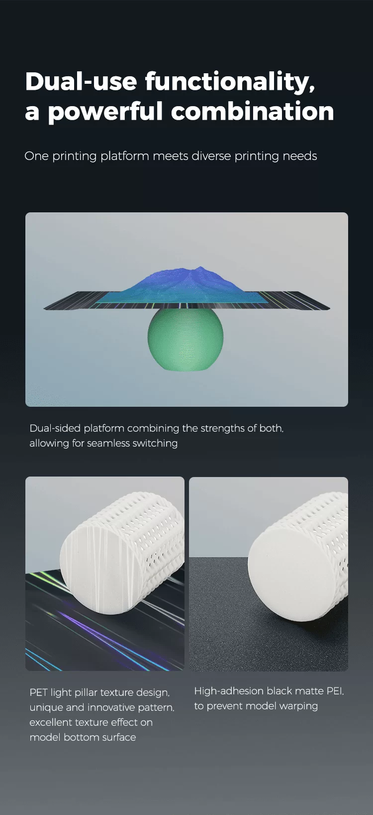Dual-Sided printing PET Light Pilla Plateform Board 6
