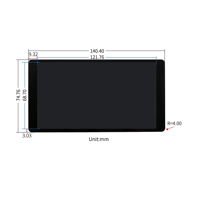 Sensornyj emkostnyj AMOLED displej Raspberry Pi Waveshare 5 Sensornyj emkostnyj AMOLED displej Raspberry Pi Waveshare 5