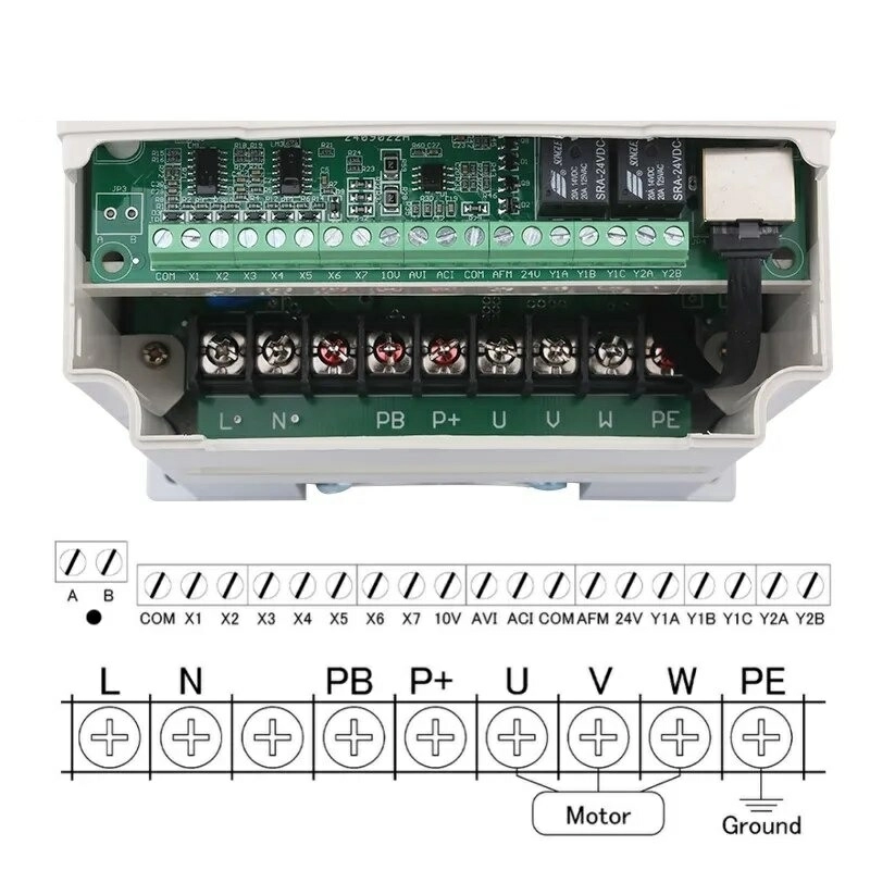 CHastotnyj preobrazovatel' (invertor) BEST FC300-4.0G-S2-B4C (4kVt, 220V) 4