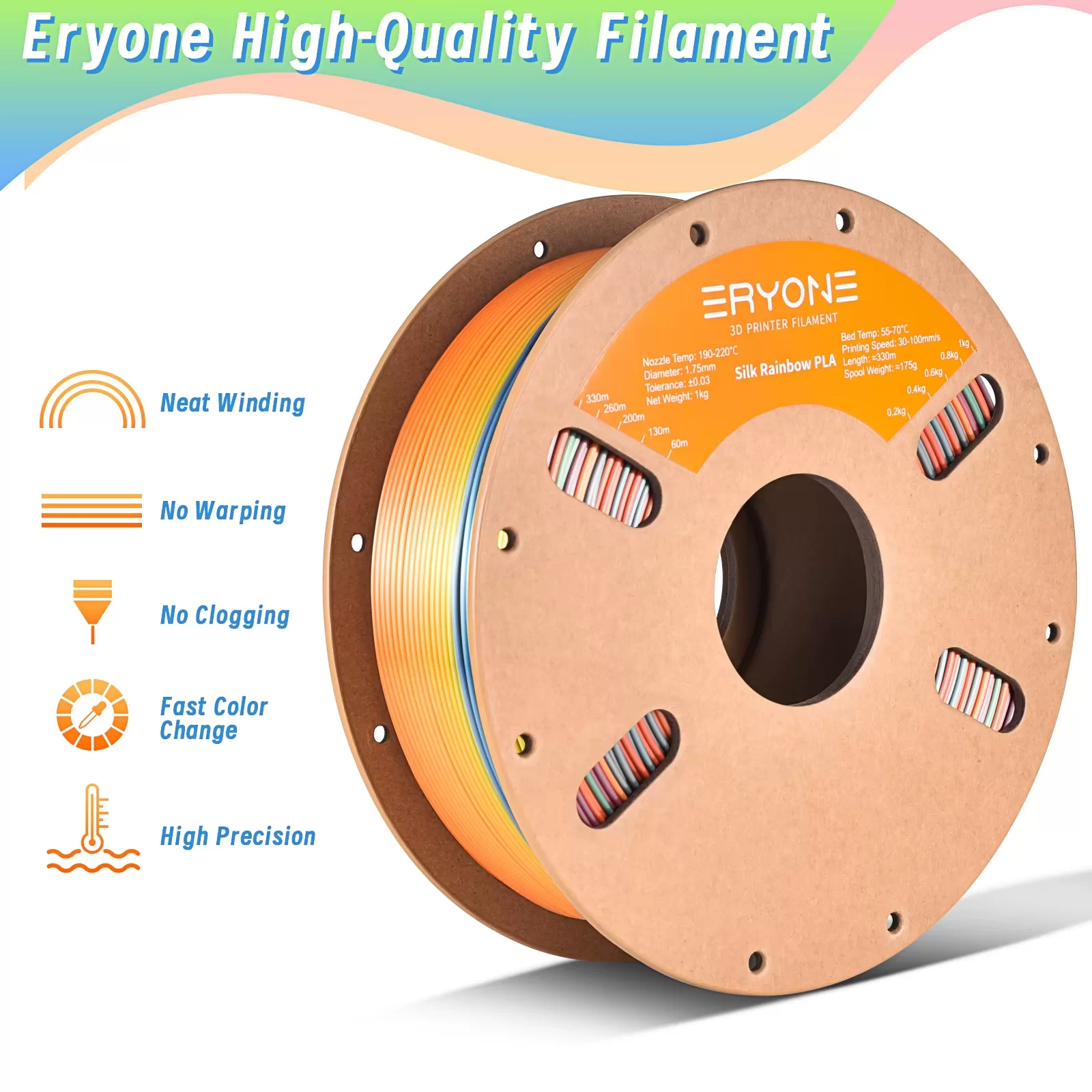 ERYONE Silk Rainbow PLA Steampunk 3