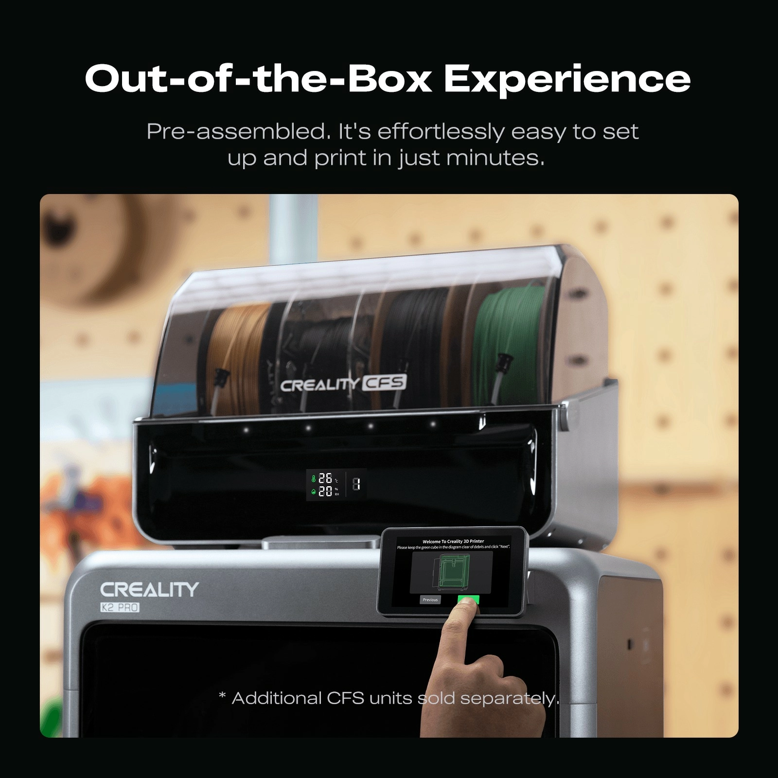 3D принтер Creality K2 Pro-Combo - 6 3D принтер Creality K2 Pro-Combo - 6