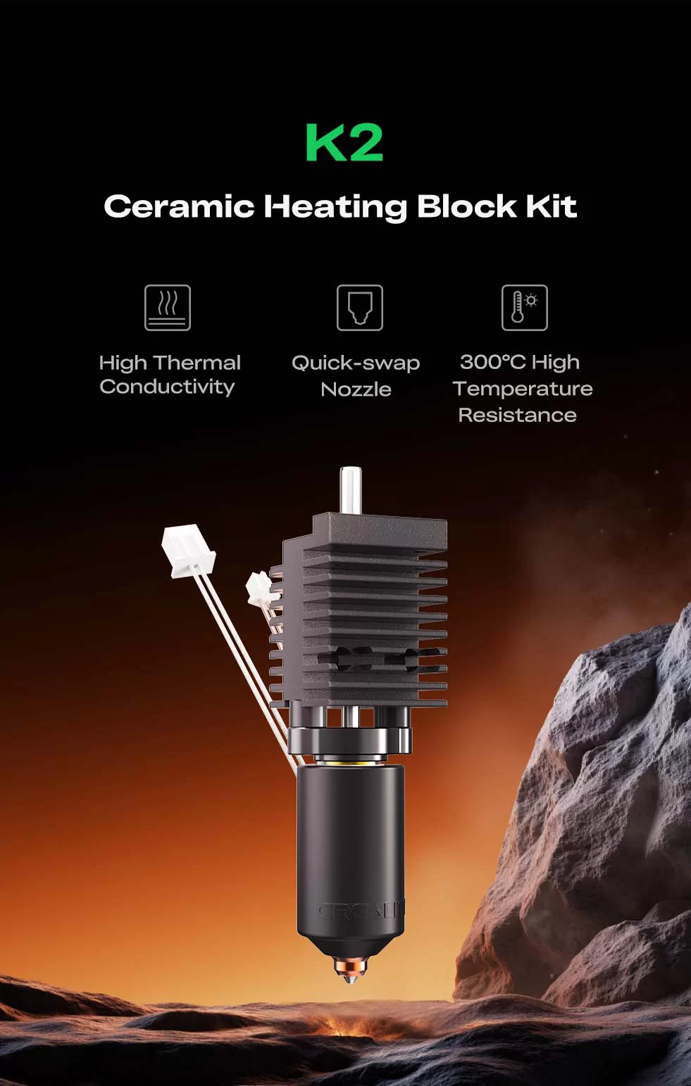 K2 Ceramic Heating Block Kit 6