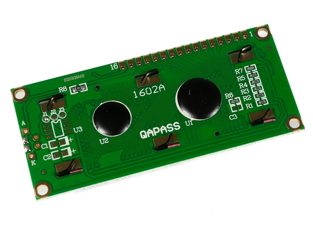 Символьный дисплей STN LCD1602, синий, 16-2 Символьный дисплей STN LCD1602, синий, 16-2