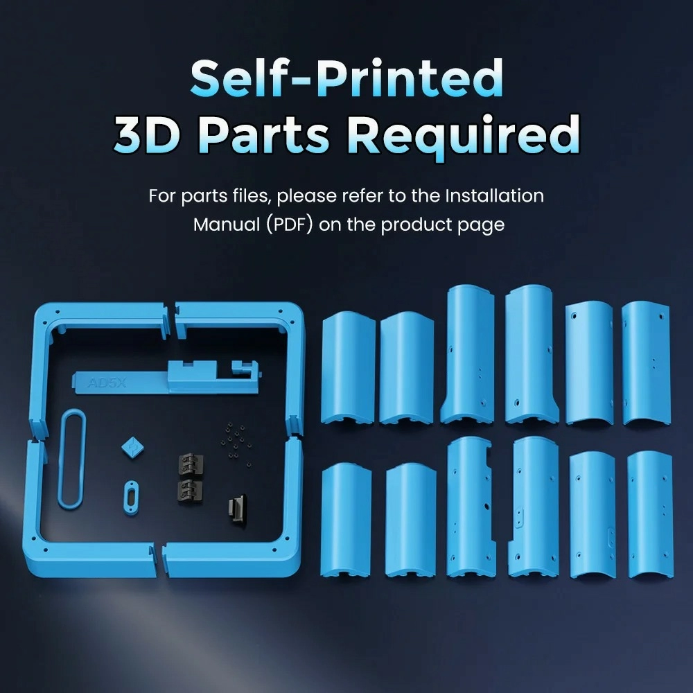 Оригинальный комплект закрытого корпуса FlashforgeAD5X Оригинальный комплект закрытого корпуса FlashforgeAD5X