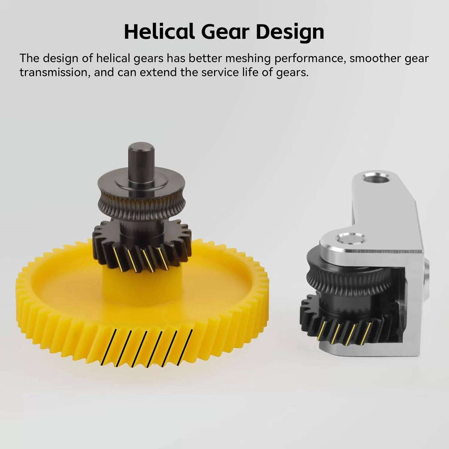 Upgrade P1S Hardened Steel Assembly Filament Drive Extruder 2
