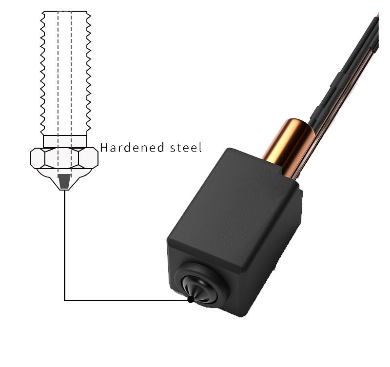 Оригинальная насадка хотэнда в сборе из закаленной стали Flying BearS1 Оригинальная насадка хотэнда в сборе из закаленной стали Flying BearS1