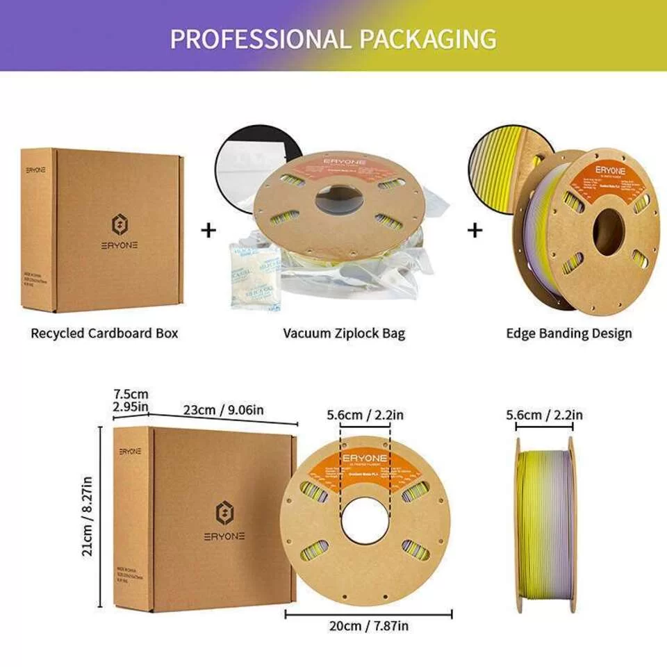 PLA Matte Gradient YP 4