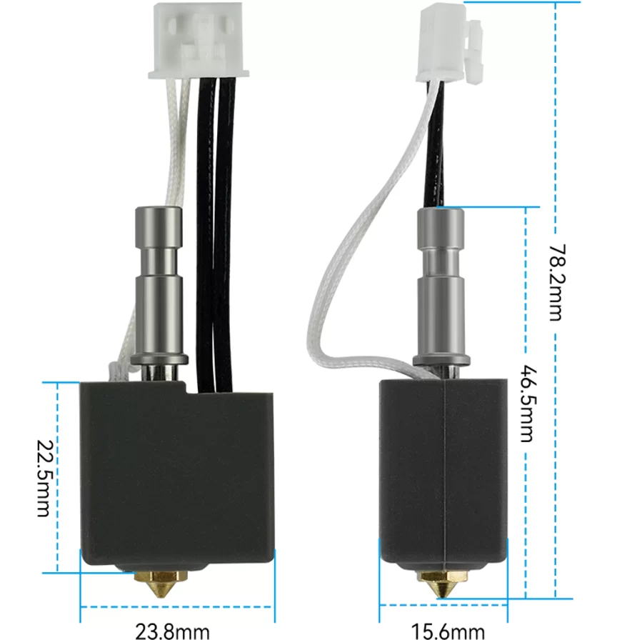 Hotend kit For Anycubic Kobra S1 Brass Nozzle