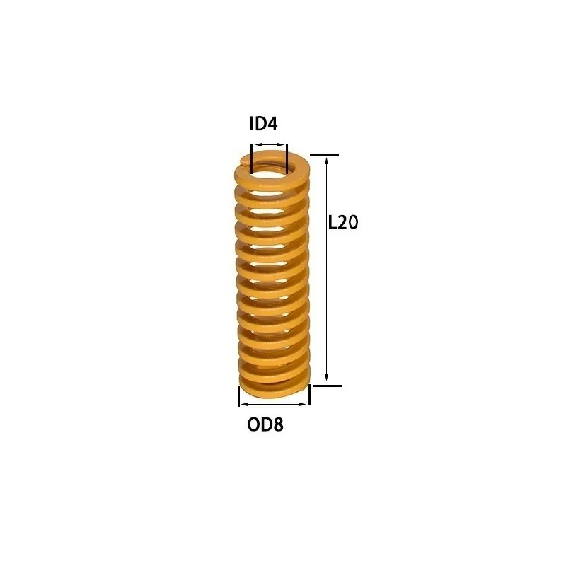 pruzhina CR10 20x8mm jeltaya 3 pruzhina CR10 20x8mm jeltaya 3