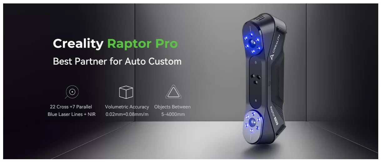 Обзор 3D сканера Creality CR-Scan Raptor Pro