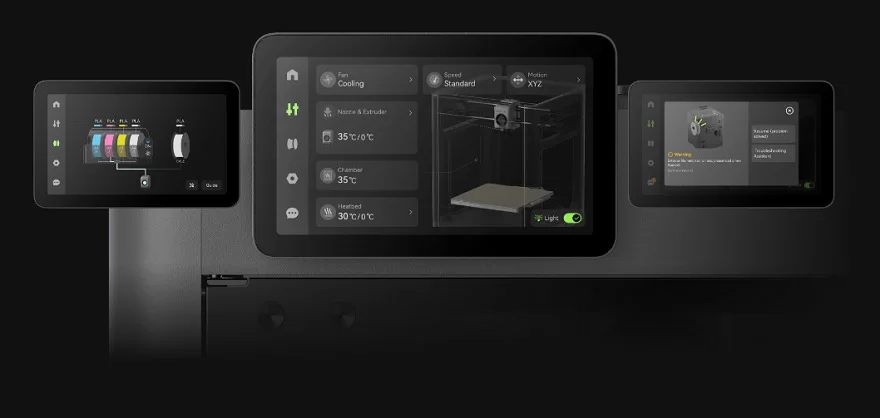 Дисплей принтера Bambu Lab P2S