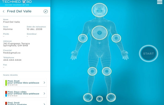 3DsizeMe от TechMed3D 3DsizeMe от TechMed3D