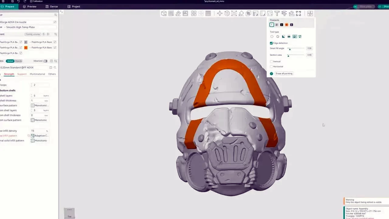 Слайсер Orca FlashForge Creator 5