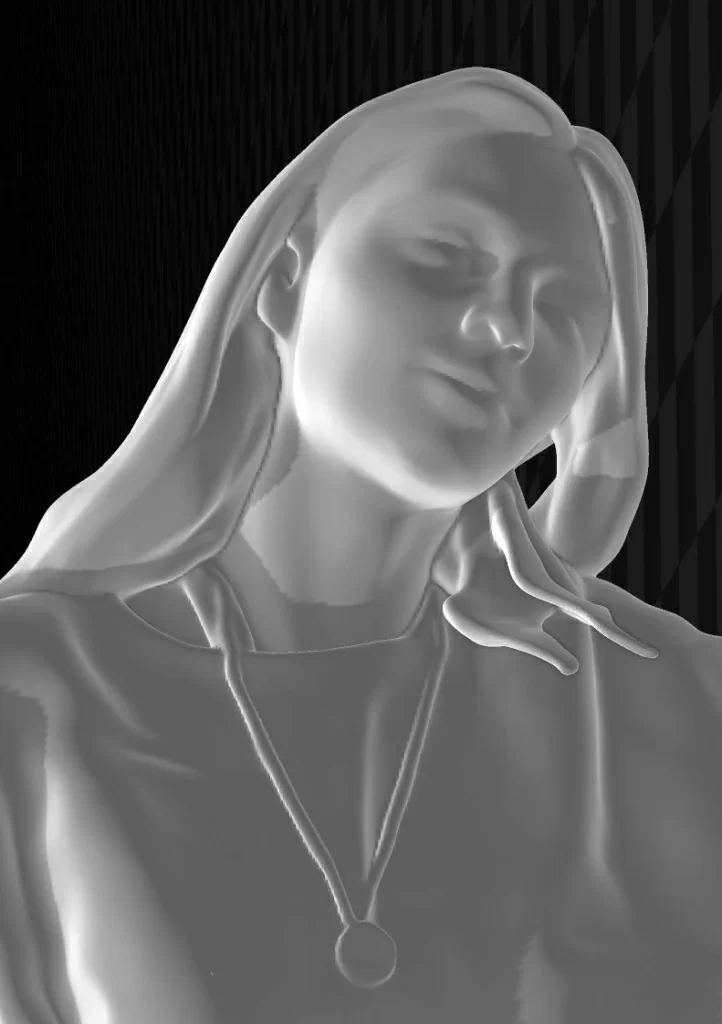 Лицо 3D модели с фотографии AIPRINTGEN