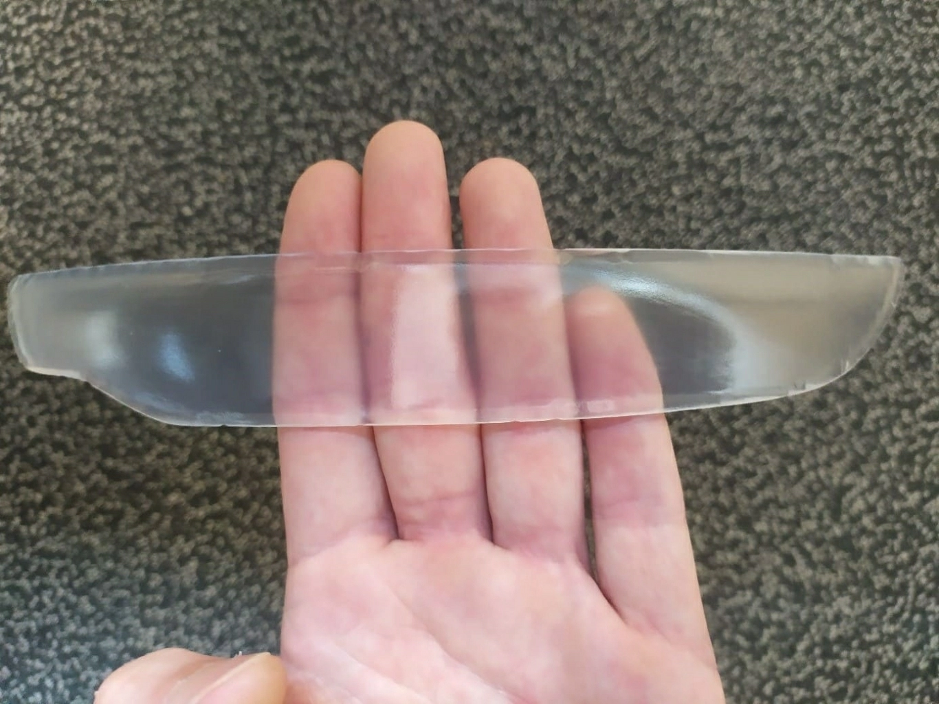 Низкая скорость печати для прозрачности