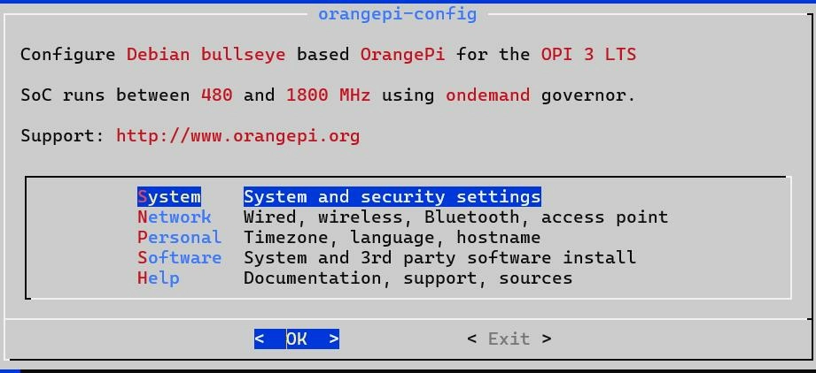 Меню настройки Меню настройки