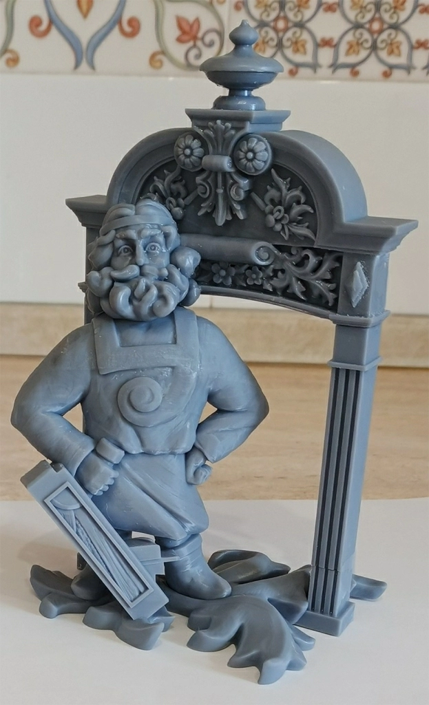 Мастер модель Деревянных дел мастер напечатана на 3D принтере Мастер модель Деревянных дел мастер напечатана на 3D принтере