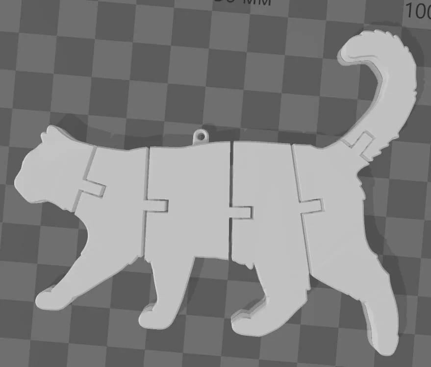 Готовая к печати модель в Flexi Toy Maker