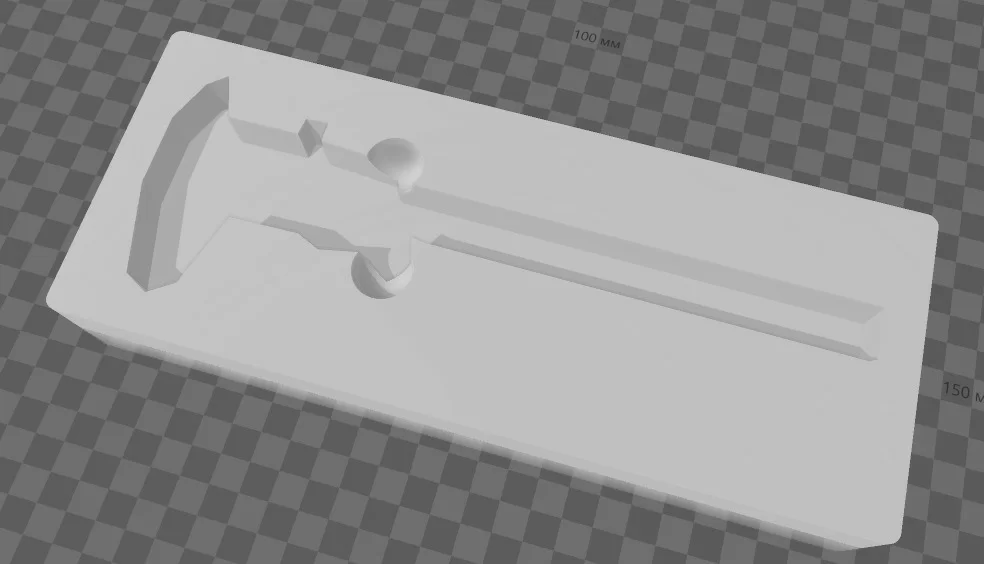 3D модель ложемента AIPRINTGEN