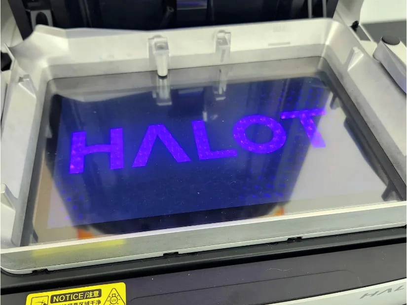 Размер печатной зоны HALOT-X1