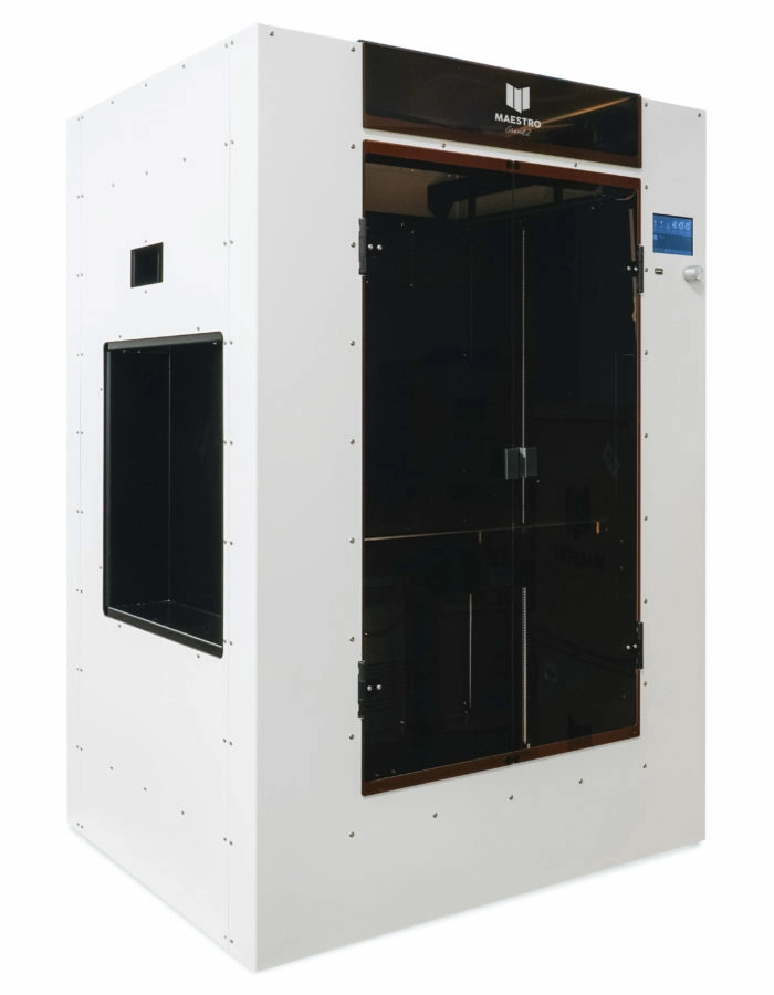 Профессиональный 3D принтер MAESTRO Пермский 3D принтер MAESTRO с белыми закрытыми “кубиками”