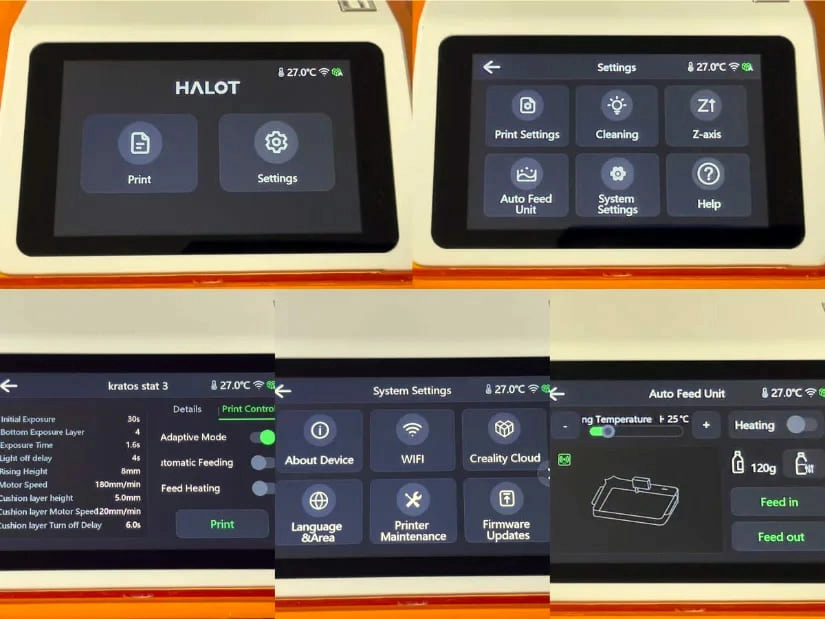  4 дюймовый экран 3D принтера HALOT-X1