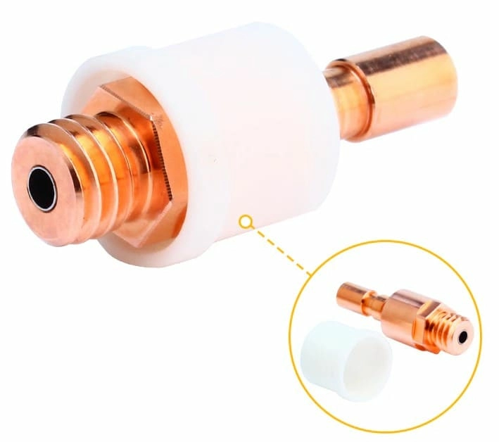 Биметаллический трехсоставной термобарьер с водяным охлаждением