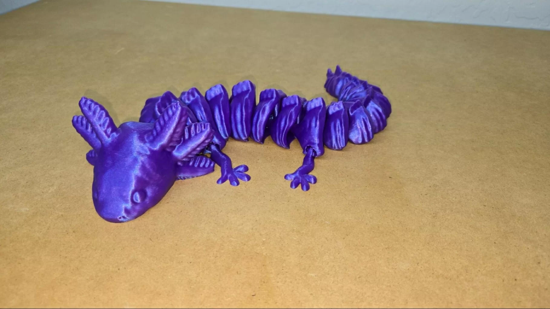 Печать фигуры ящерицы на QIDI PLUS 4